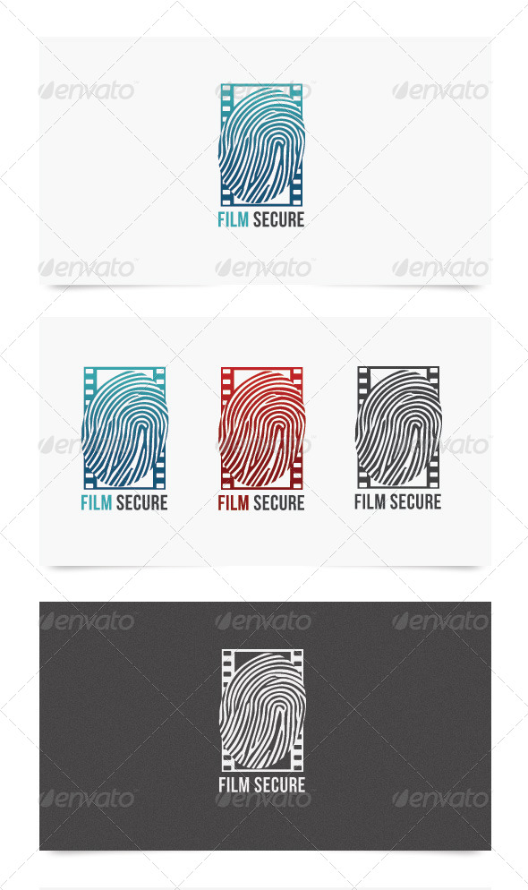 Film Secure - Objects Logo Templates