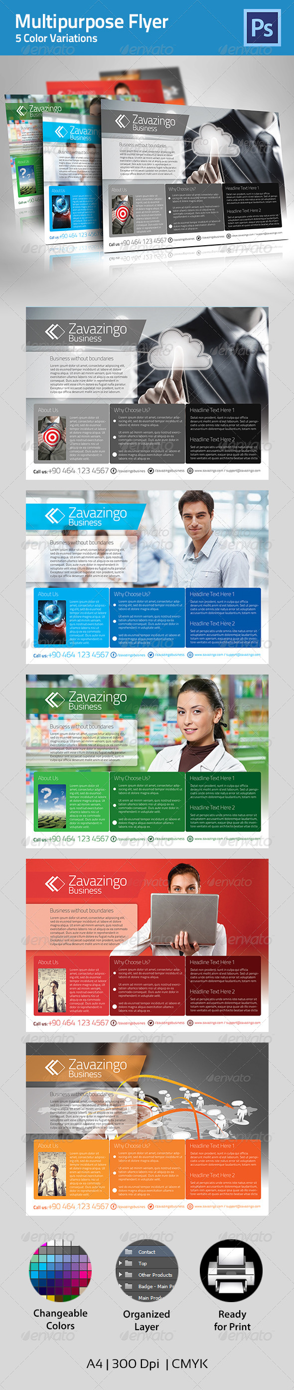Multipurpose Flyer - Corporate Flyers