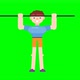 Young Sportsman doing workout on pull-up bar. - VideoHive Item for Sale