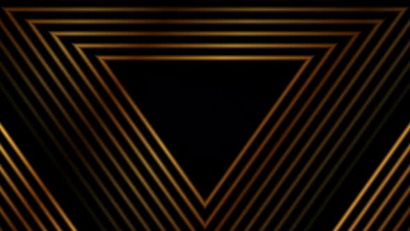 Luxury Golden Abstract Triangles