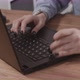 Closeup of a Girl&#39;s Hand Typing on a Laptop - VideoHive Item for Sale
