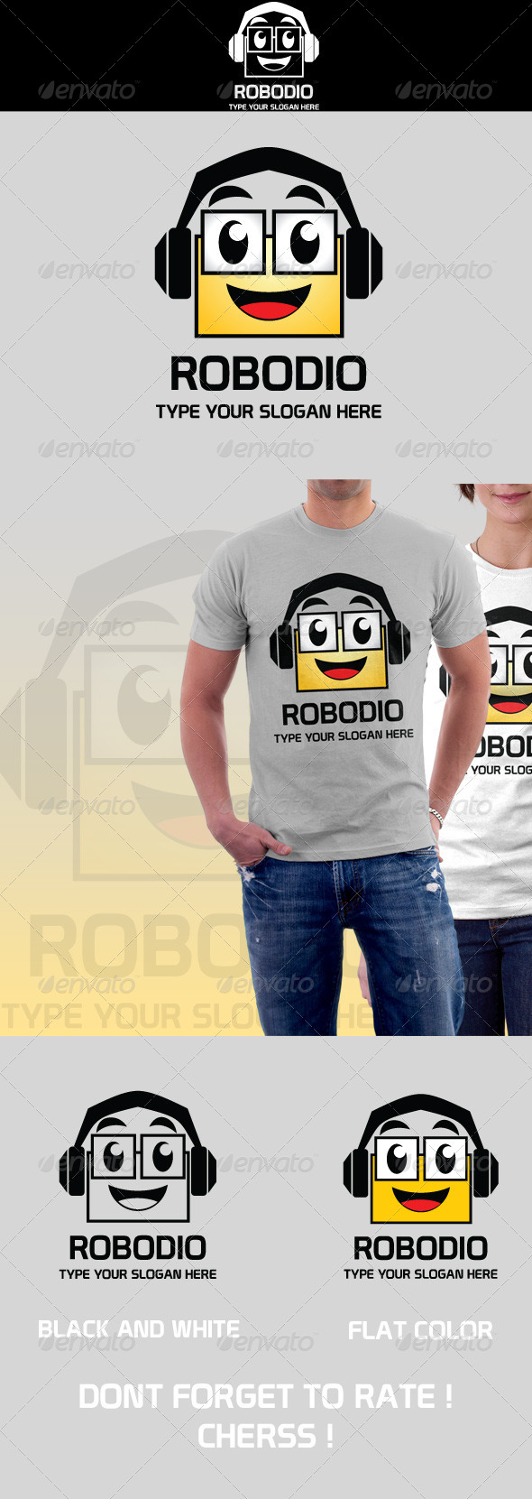 Robodio Logo - Humans Logo Templates
