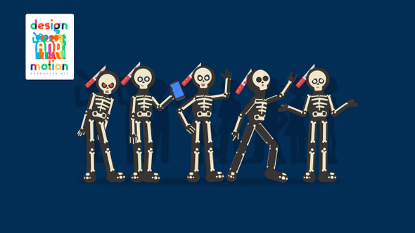 D&M Character Kit: Skeleton Costume