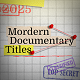 Modern Documentary Titles - VideoHive Item for Sale