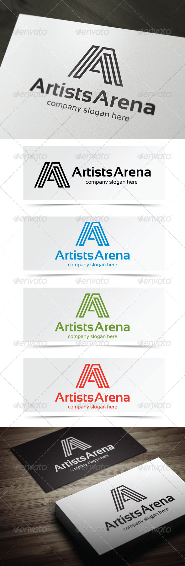 Artists Arena - Letters Logo Templates