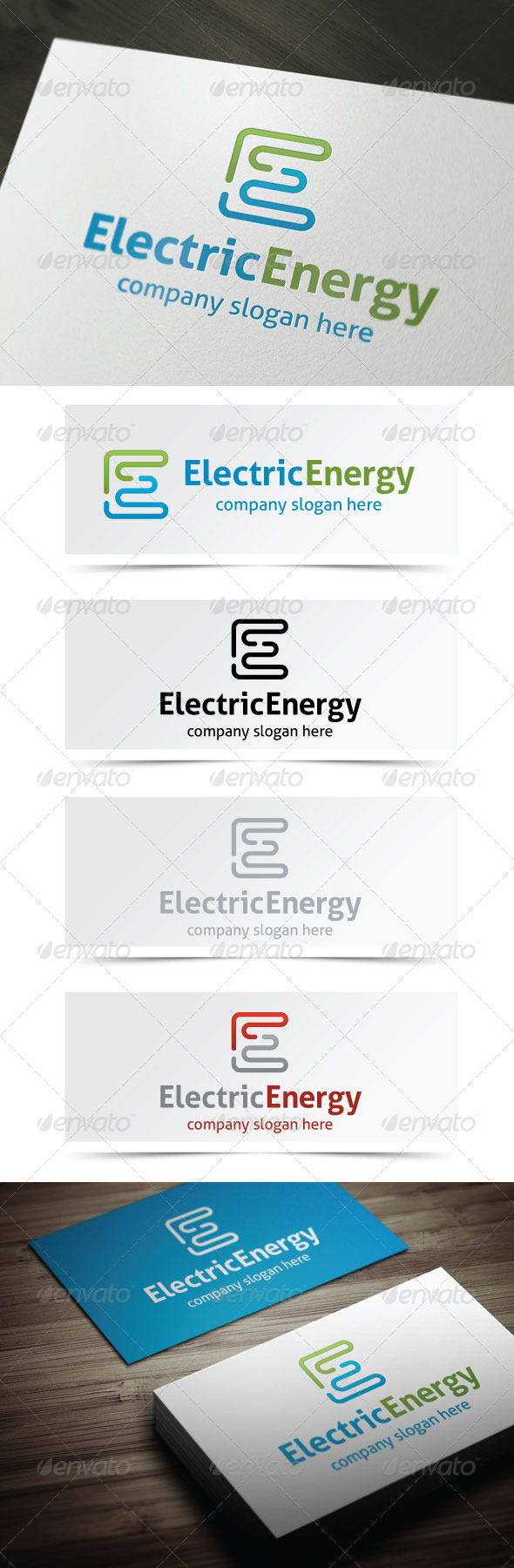 Electric Energy - Letters Logo Templates