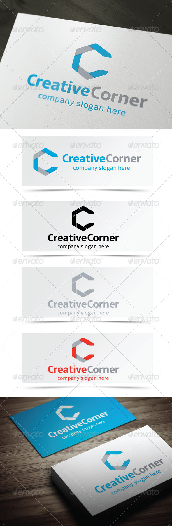 Creative Corner - Letters Logo Templates