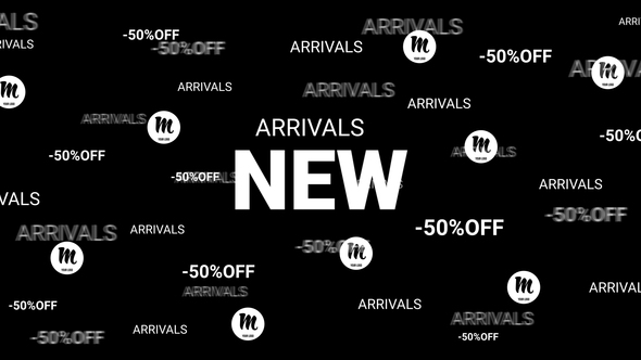 Black and White Sale Promo Product Promo template preview