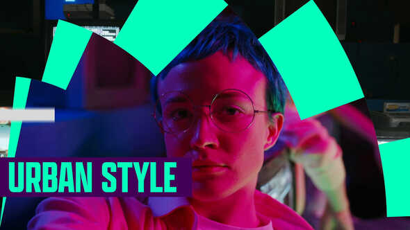 Energetic Slideshow Openers template preview