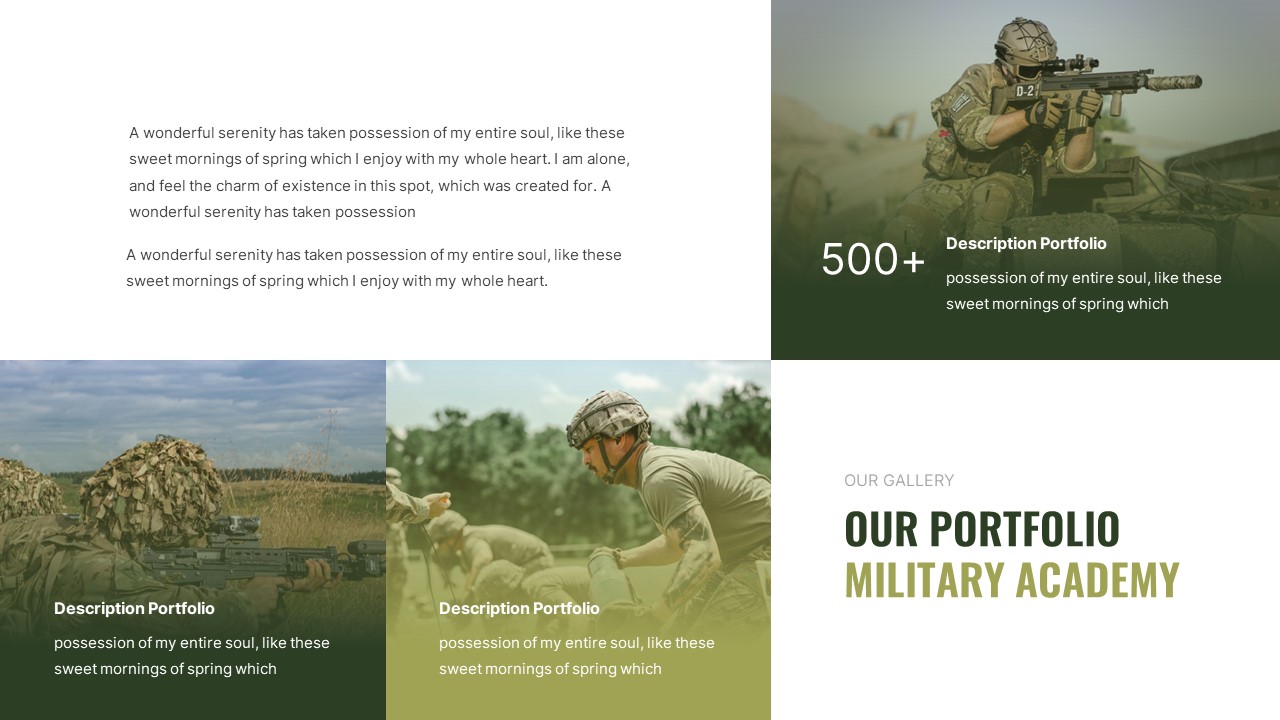 Comando - Military and Army Keynote Template, Presentation Templates