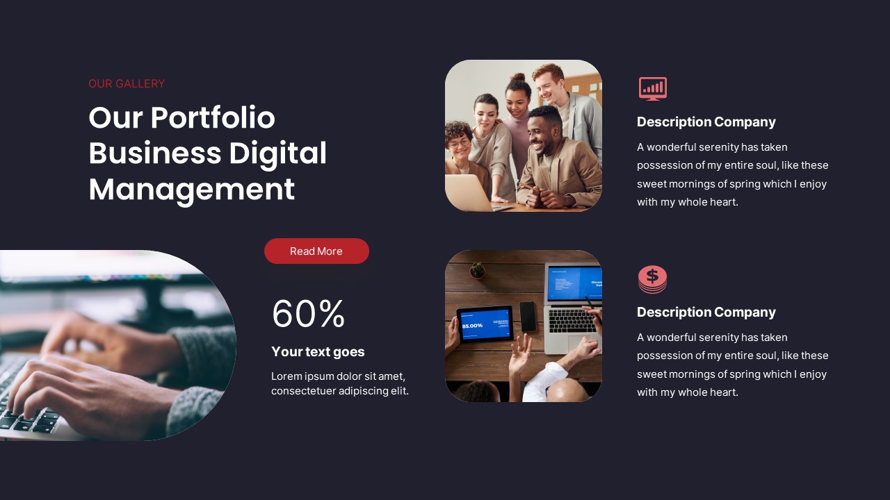 Digital Management - Business PowerPoint Template, Presentation Templates