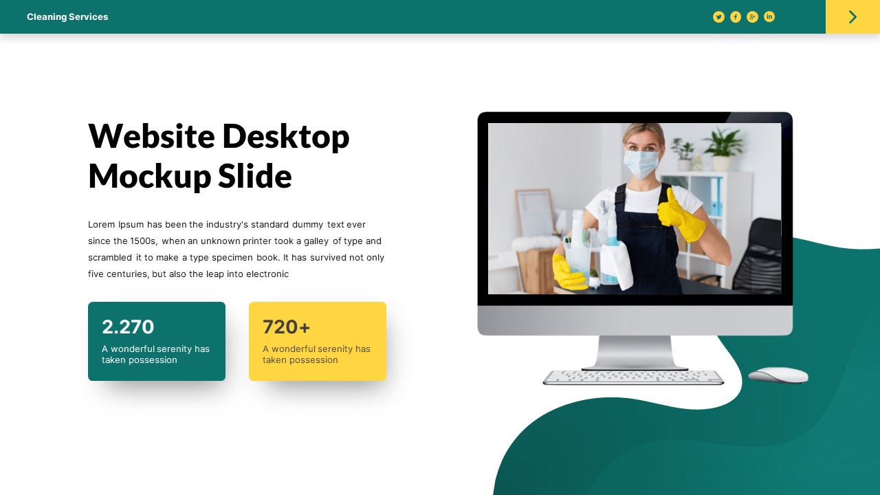 Cleaning Service PowerPoint Template, Presentation Templates | GraphicRiver