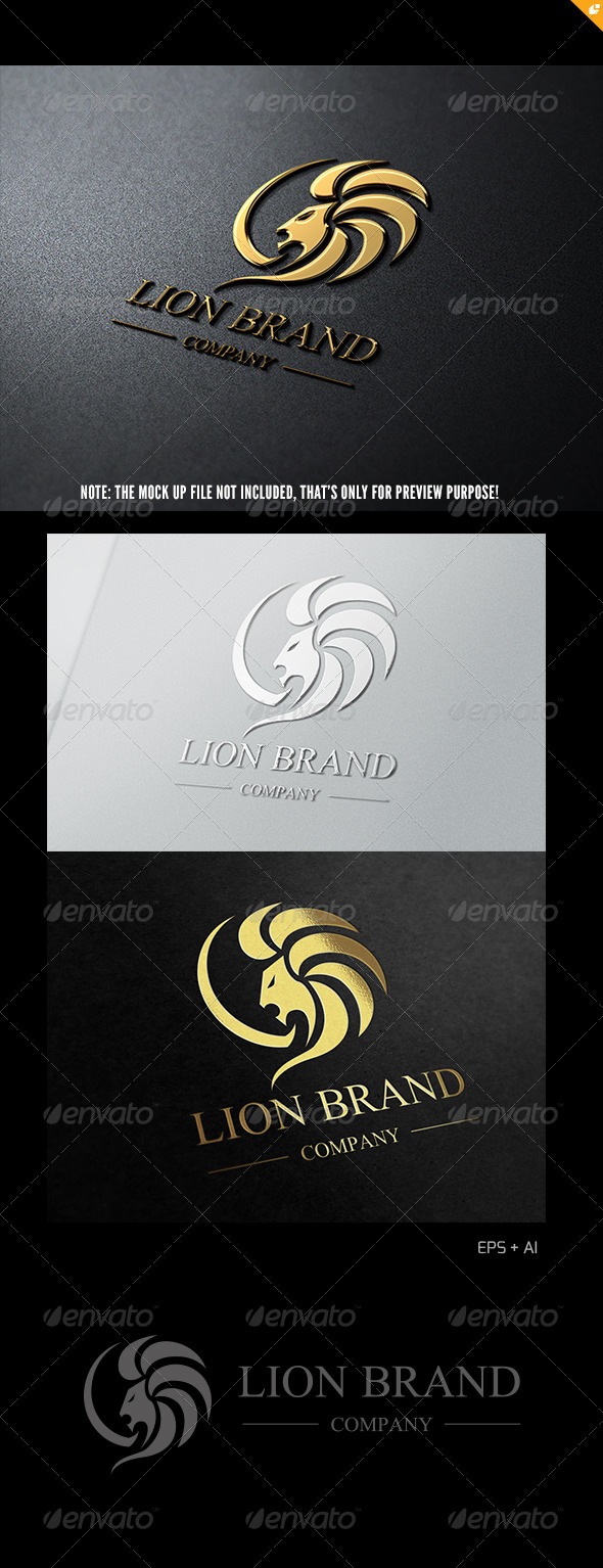 Lion Brand Logo 1 - Crests Logo Templates