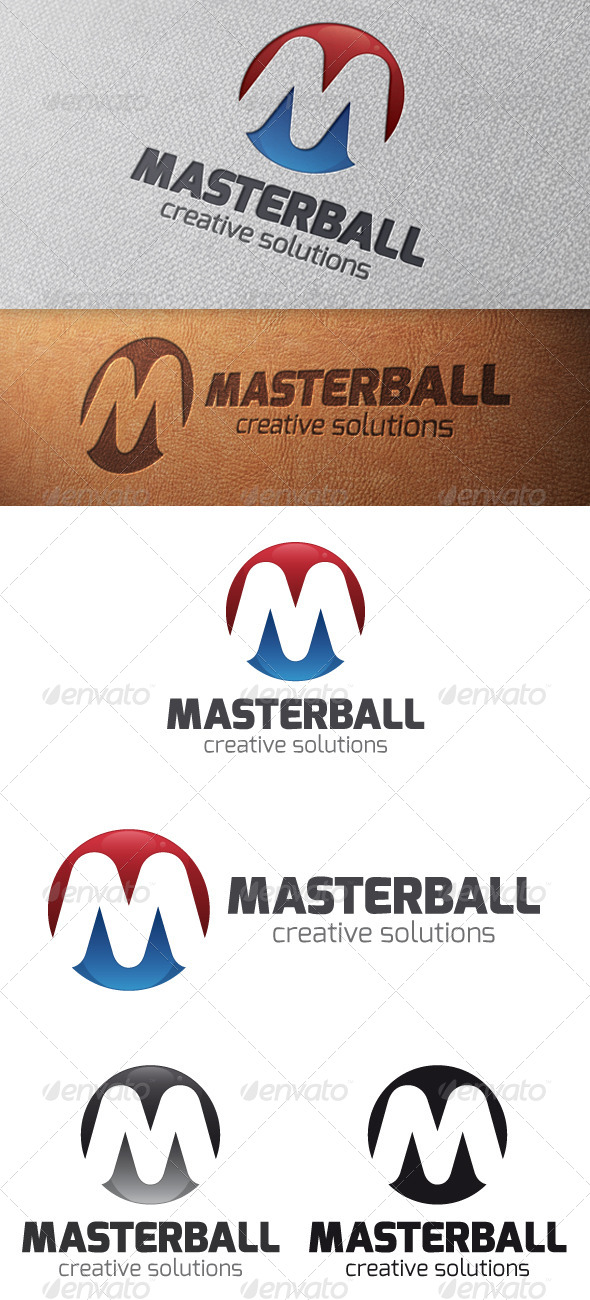 Master Letter M Logo Template - Letters Logo Templates