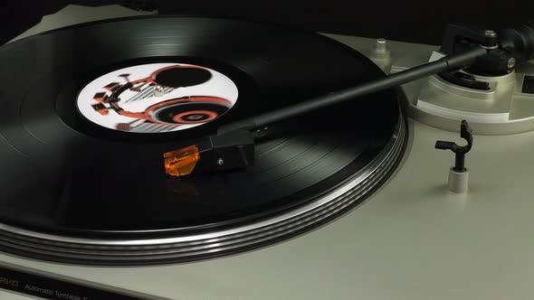 Listening To Music With Vinyl Records alt