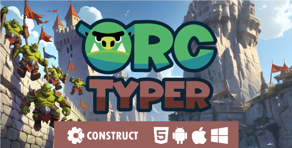 Orc Typer - HTML5 Mobile Game