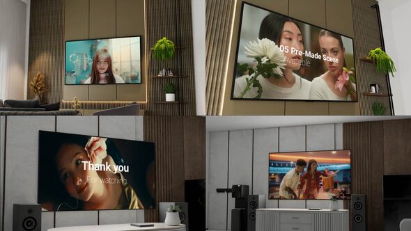 Tv Room Promo Product Promo template preview
