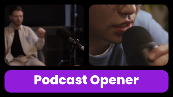 Podcast Opener Openers template preview