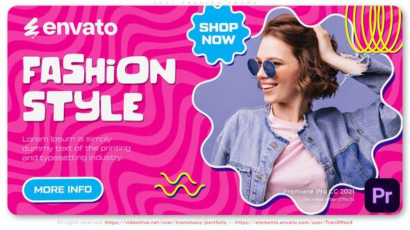 Soft Fashion Promo Premiere Pro template preview