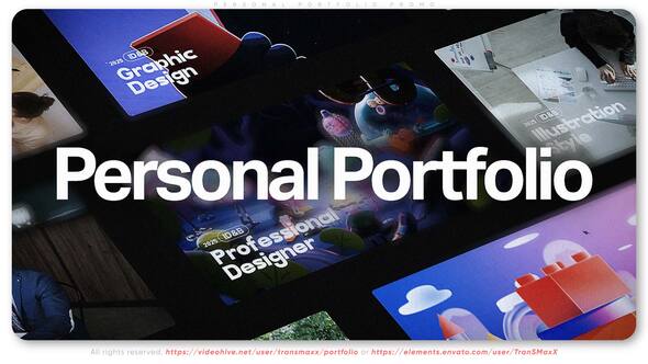 Personal Portfolio Promo Openers template preview