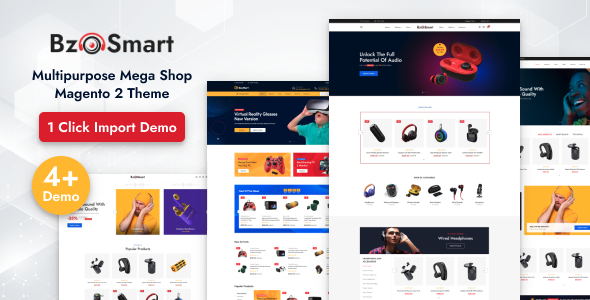 BzoSmart – Responsive Multipurpose Megashop Magento 2 Theme