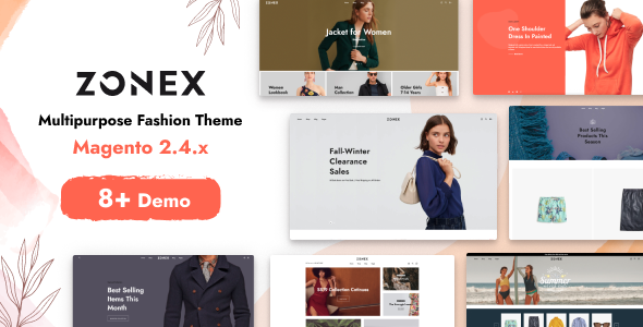 Zonex – Minimalist Responsive Magento 2 Fashion Theme