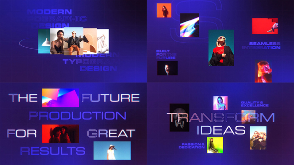 Modern Photo Opener Video Displays template preview