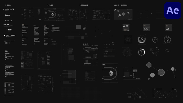 Broadcast HUD | After Effects Titles template preview
