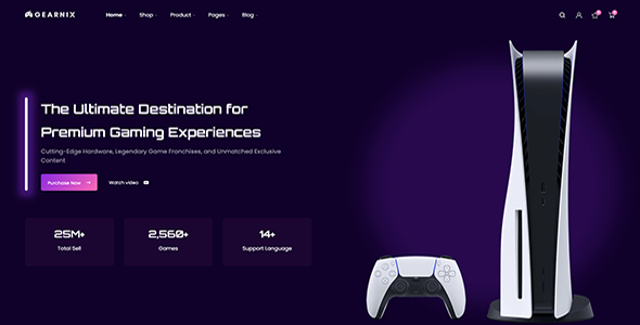 Gearnix - Gaming Gear & Accessories Tailwind CSS WooCommerce Theme by ...