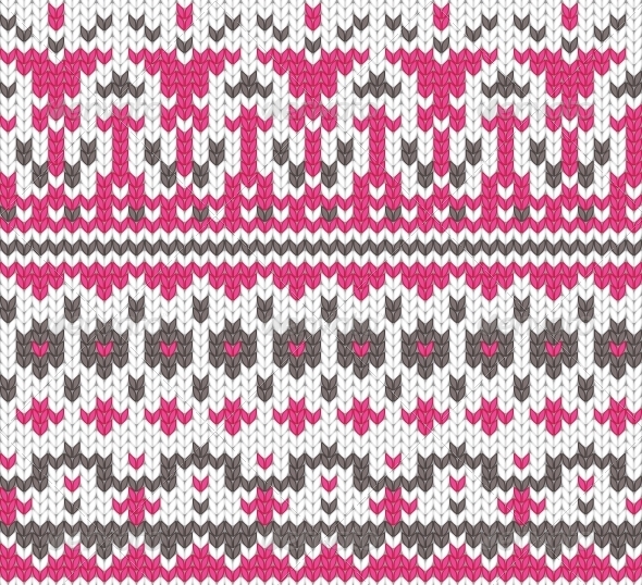 Seamless Knitted Background - Backgrounds Decorative