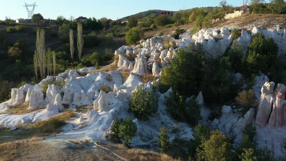 Flight Over Natural Rock Formation Fenomen  Stone Wedding 6 alt