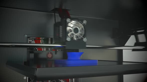 Model of the human hand designed by the computer and printed in the 3d printer. alt