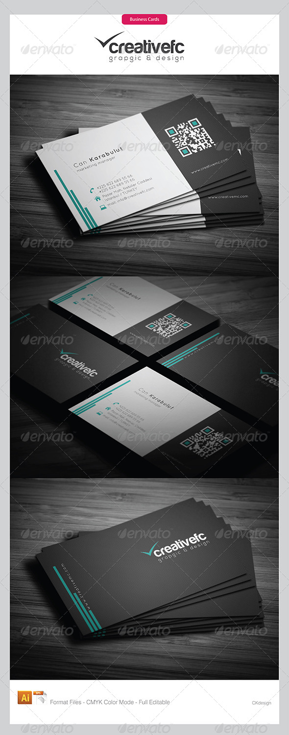 corporate business cards 355 - Business Cards Print Templates