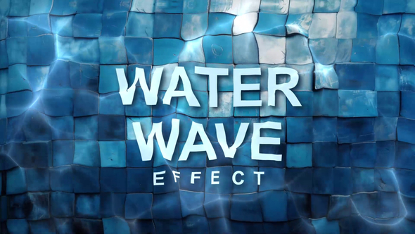 Water Wave Effect Elements template preview