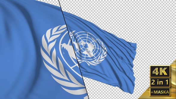 UN Flags in Slow Motion (Part 2)