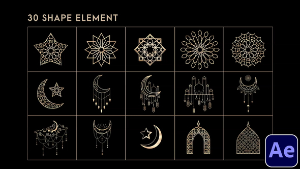 Arabian Deco Pack Elements template preview