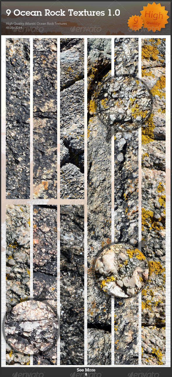 9 Ocean Rock Textures 1.0