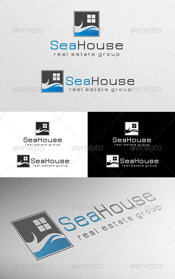 Sea House Logo - Abstract Logo Templates
