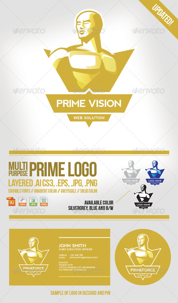 Prime Logo Template - Humans Logo Templates