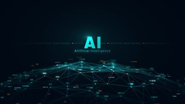 Artificial Intelligence AI Digital Globe 4K alt