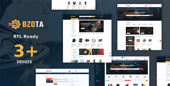 BzoTa – Vehicles, Parts & Accessories Magento 2 Theme