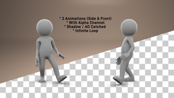 Stick Figure Injured Walk - 2 Pack alt