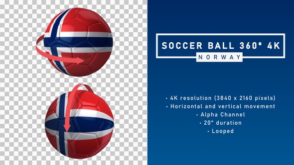 Soccer Ball 360º 4K - Norway