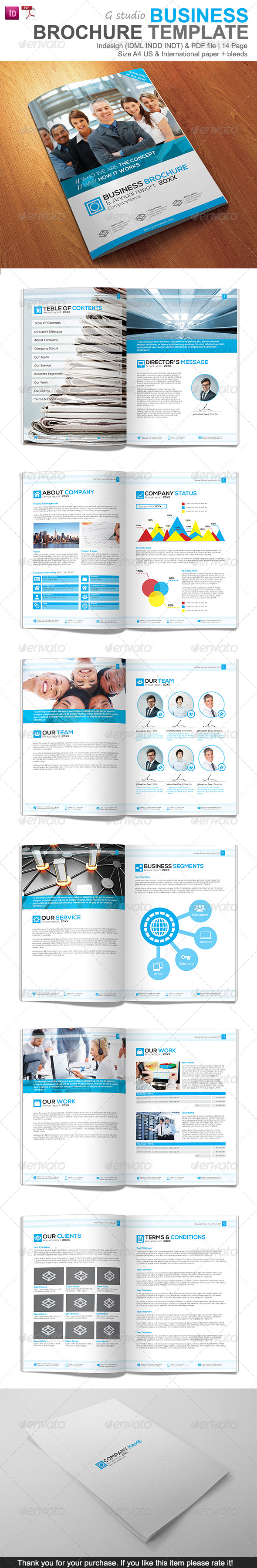 Gstudio Business Brochure Template - Corporate Brochures