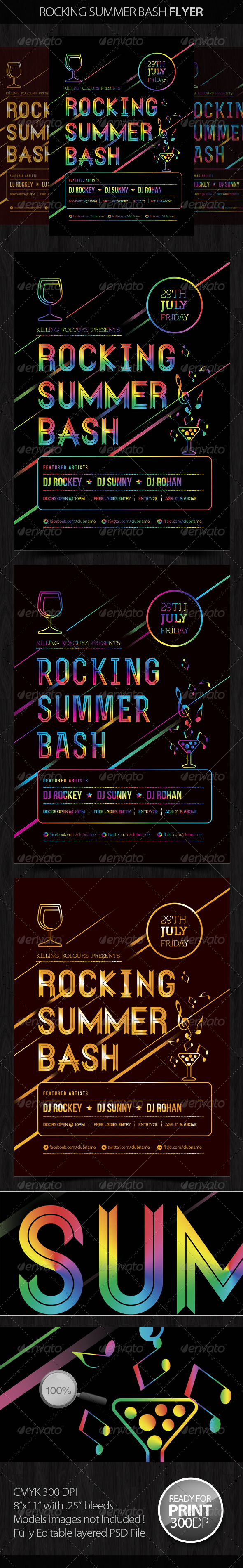 Rocking Summer Bash - Clubs & Parties Events