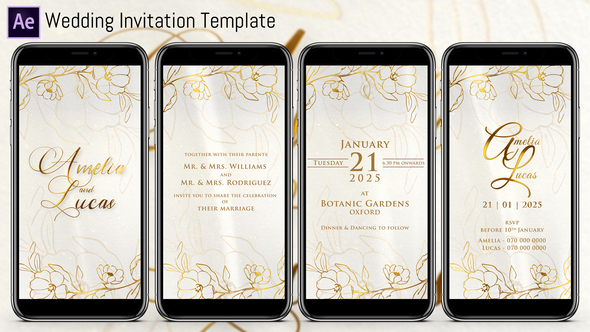 Wedding Invitation Titles template preview