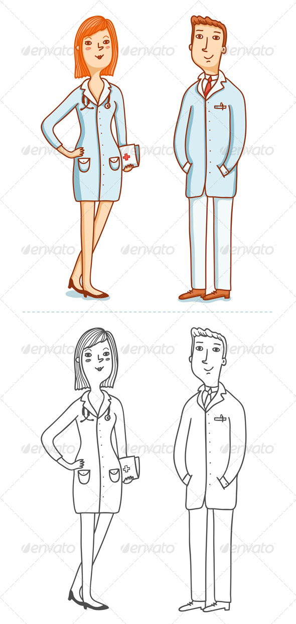 Two Doctors Characters - People Characters