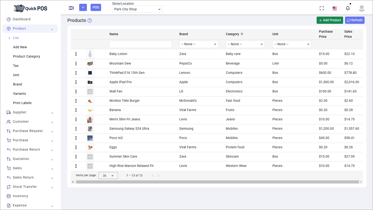 Quick POS - Advanced POS with Inventory Management - Point of Sale ...