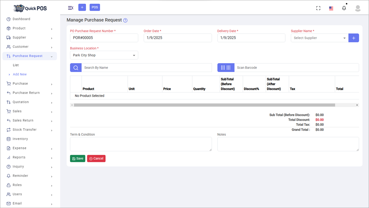 Quick POS - Advanced POS with Inventory Management - Point of Sale ...