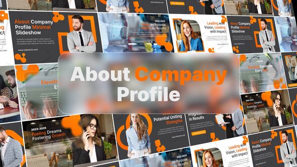 About Company Profile Presentation Openers template preview